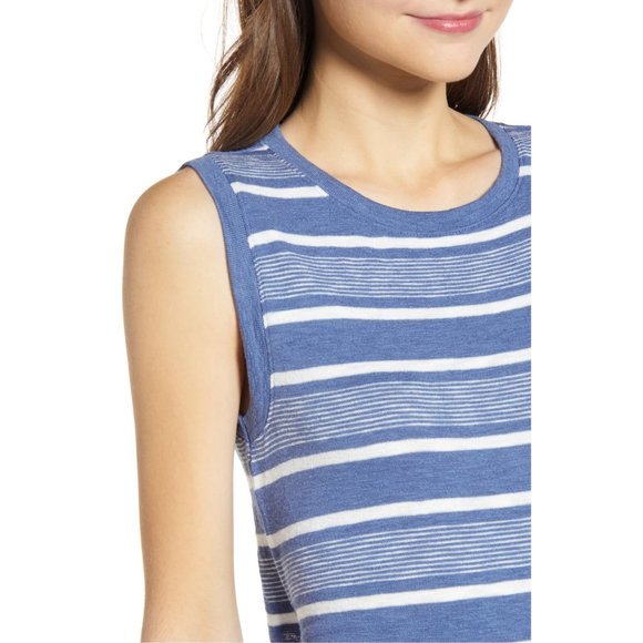 NWT Nordstrom BP Plus Size 4X Blue Tank Midi Dress - Picture 4 of 6